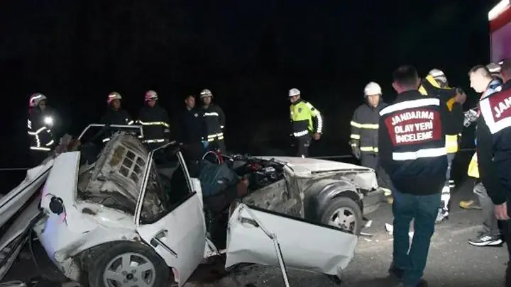Tekirdağ'da feci kaza: 1 ölü, 3'ü ağır 5 yaralı